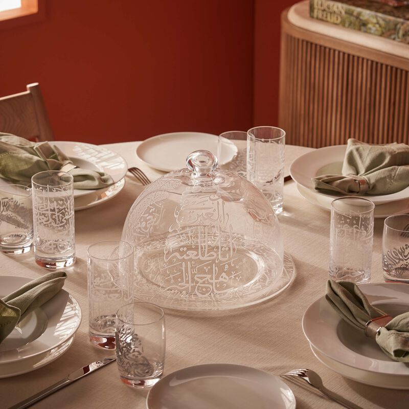 dimlaj thuluth cover round clear 27cm