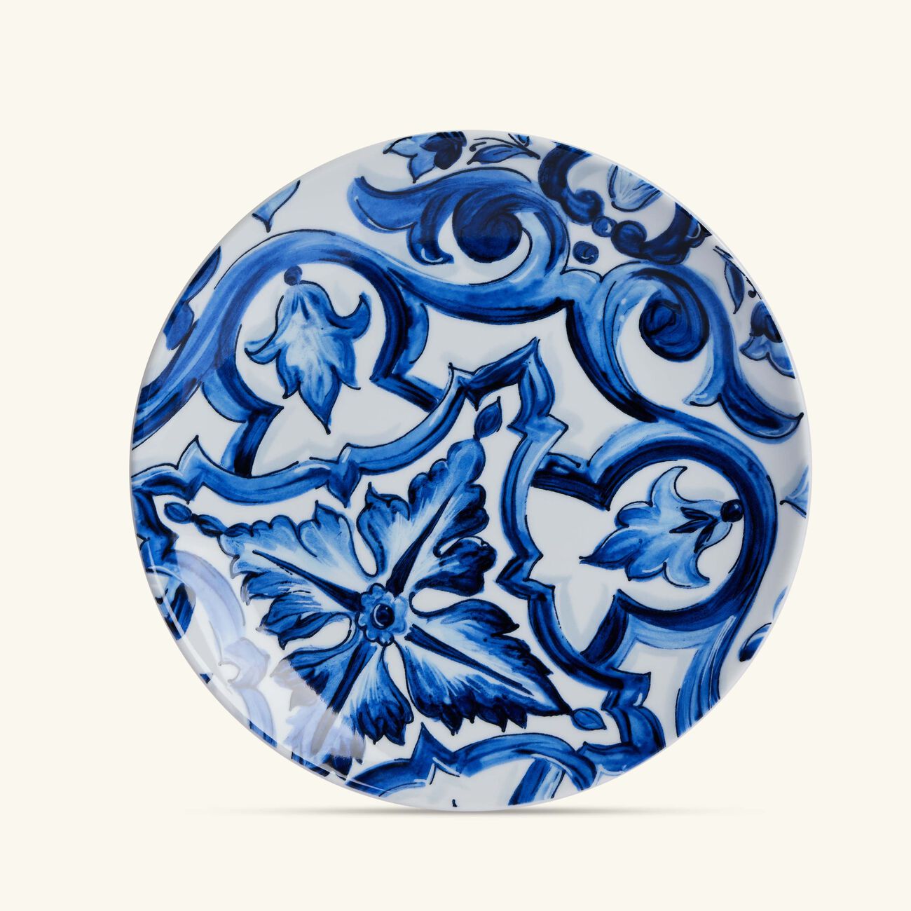 dolce gabbana casa blu mediterraneo stella dinner plate blue round 26cm set of 2