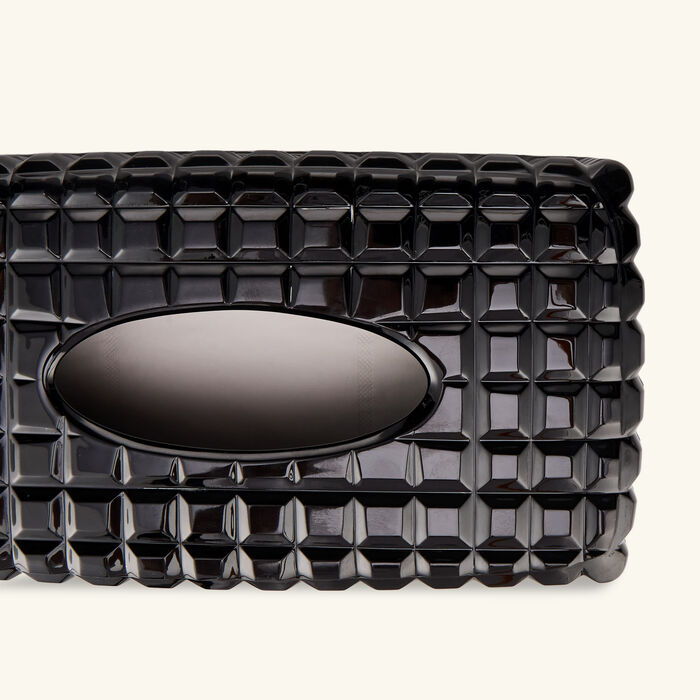 mario cioni   c luxe tissue box black