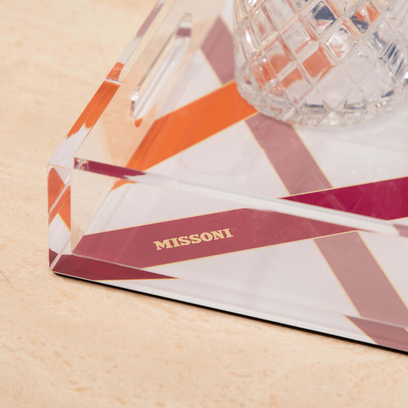 missoni home nastri tray medium multicolor