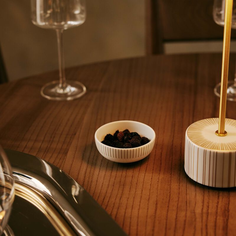 bernardaud sol serving bowl gold 8cm