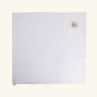 كاترين دينوال منديل بنقشة شمس أبيض