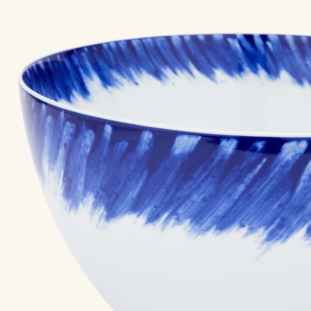 In Bloom Deep Salad Bowl Blue bernardaud in bloom deep salad bowl blue