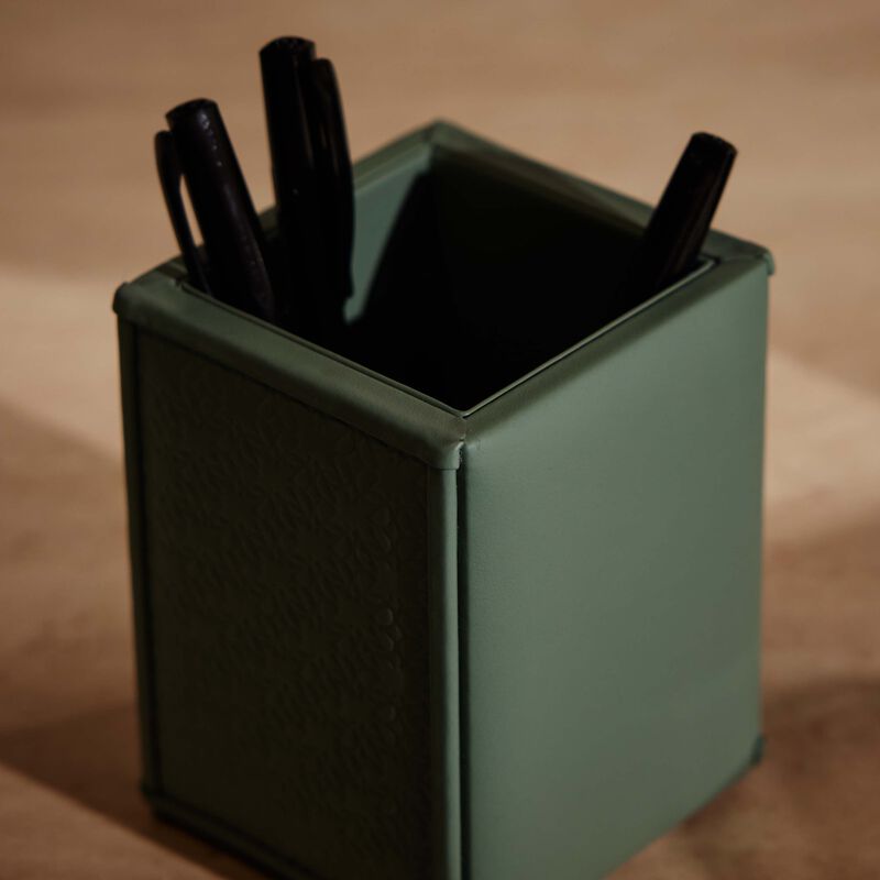 Elie Saab Monogram Pen Holder Agata Green giobagnara elie saab monogram pen holder agata green