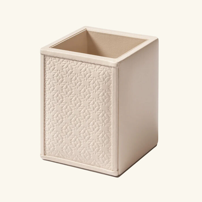 giobagnara elie saab monogram pen holder torrone beige