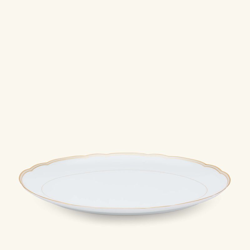bernardaud pompadour platter gold 38cm