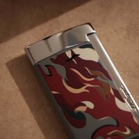 Slim 7 Lighter Camo Red st dupont slim 7 lighter camo red
