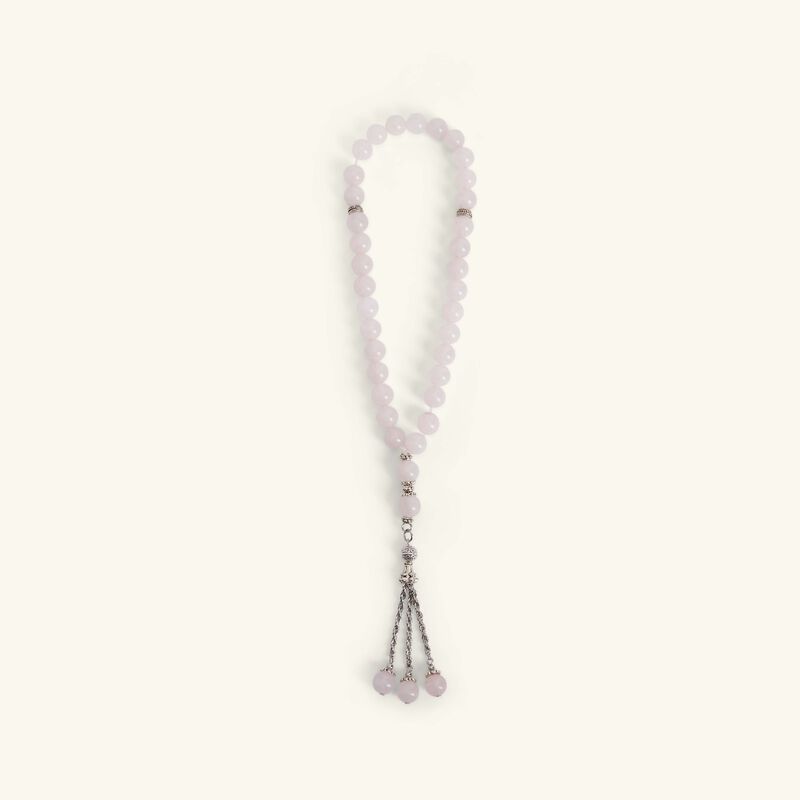 light of sakina misbaha rose agate