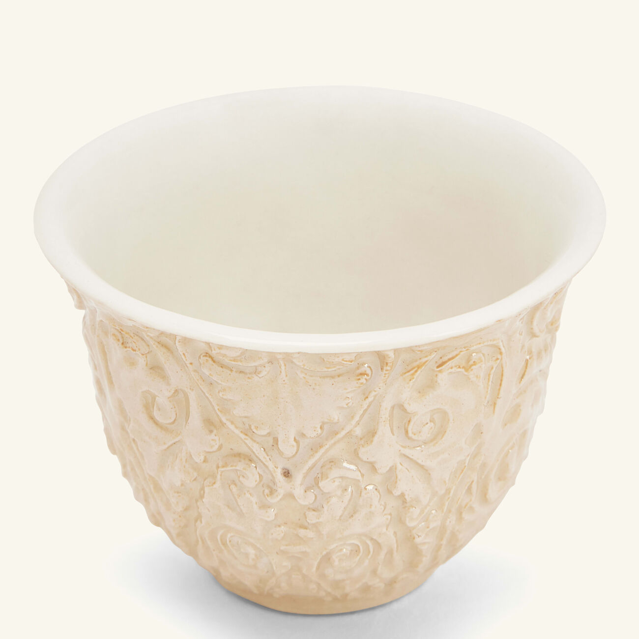 villari amour caramel arabic coffee cup white