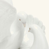 lladro love nest sculpture small white