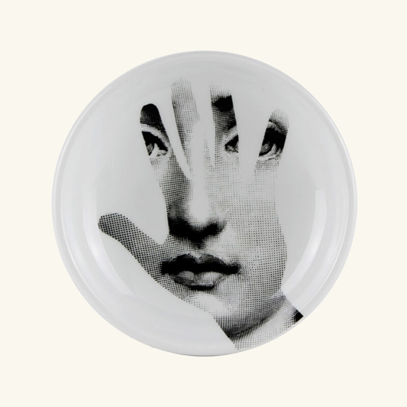 fornasetti tema e variazioni no 15 ashtray round small black
