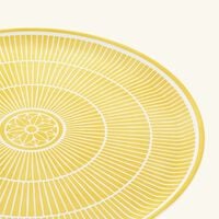 christofle malmaison riviera pie dish round yellow 32 cm