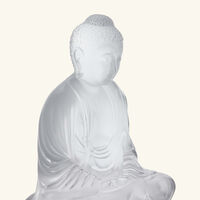 Buddha Sculpture Medium Clear lalique buddha sculpture medium clear