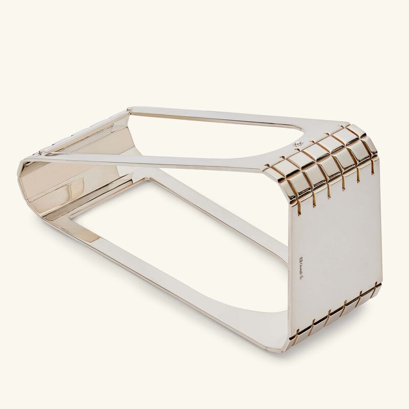 Graphik Bottle Stand Silver Plated christofle graphik bottle stand silver plated
