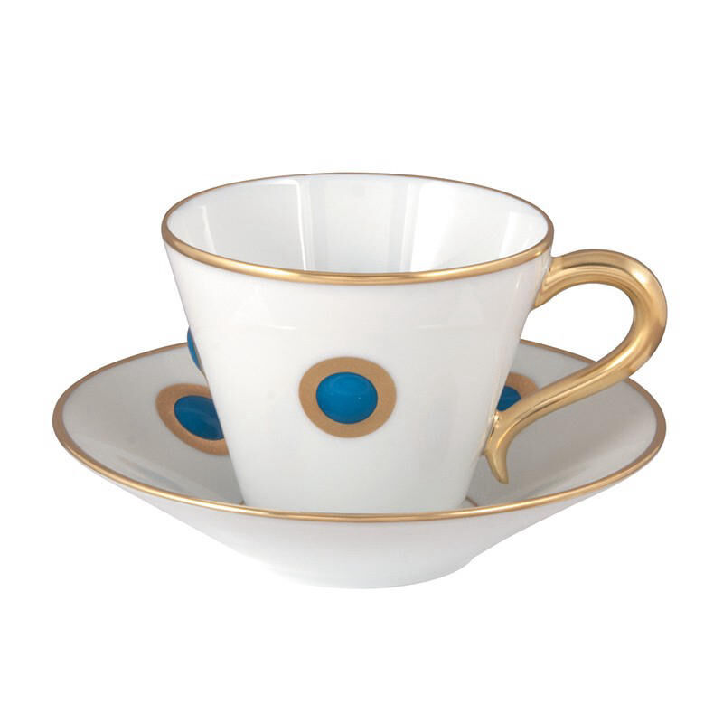 Ithaque Bleu Espresso Cup And Saucer, large