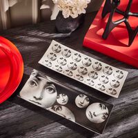 fornasetti tema e variazioni no 242 tray rectangular small black