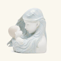 lladro sweet caress mother sculpture medium grey