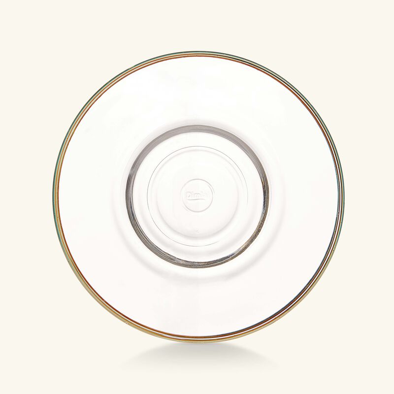 دملاج طقم نغم المؤلف من 6 فناجين للشاي مع صحونها باللون الوردي