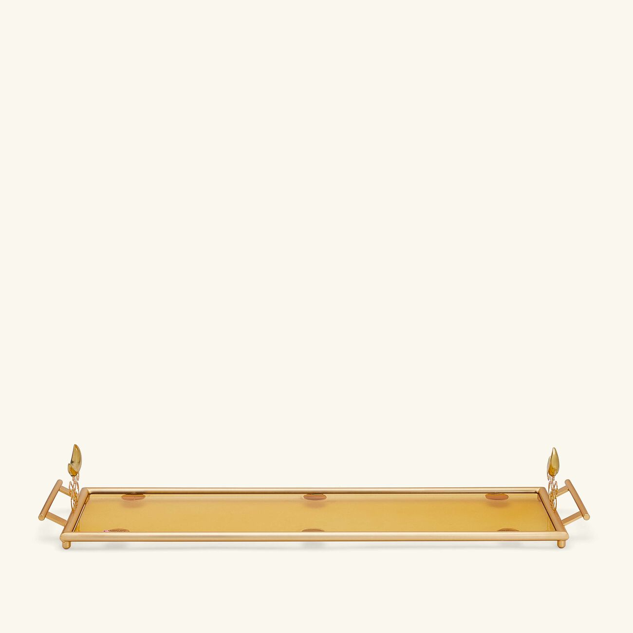 villari extravaganza serving tray rectangular large gold