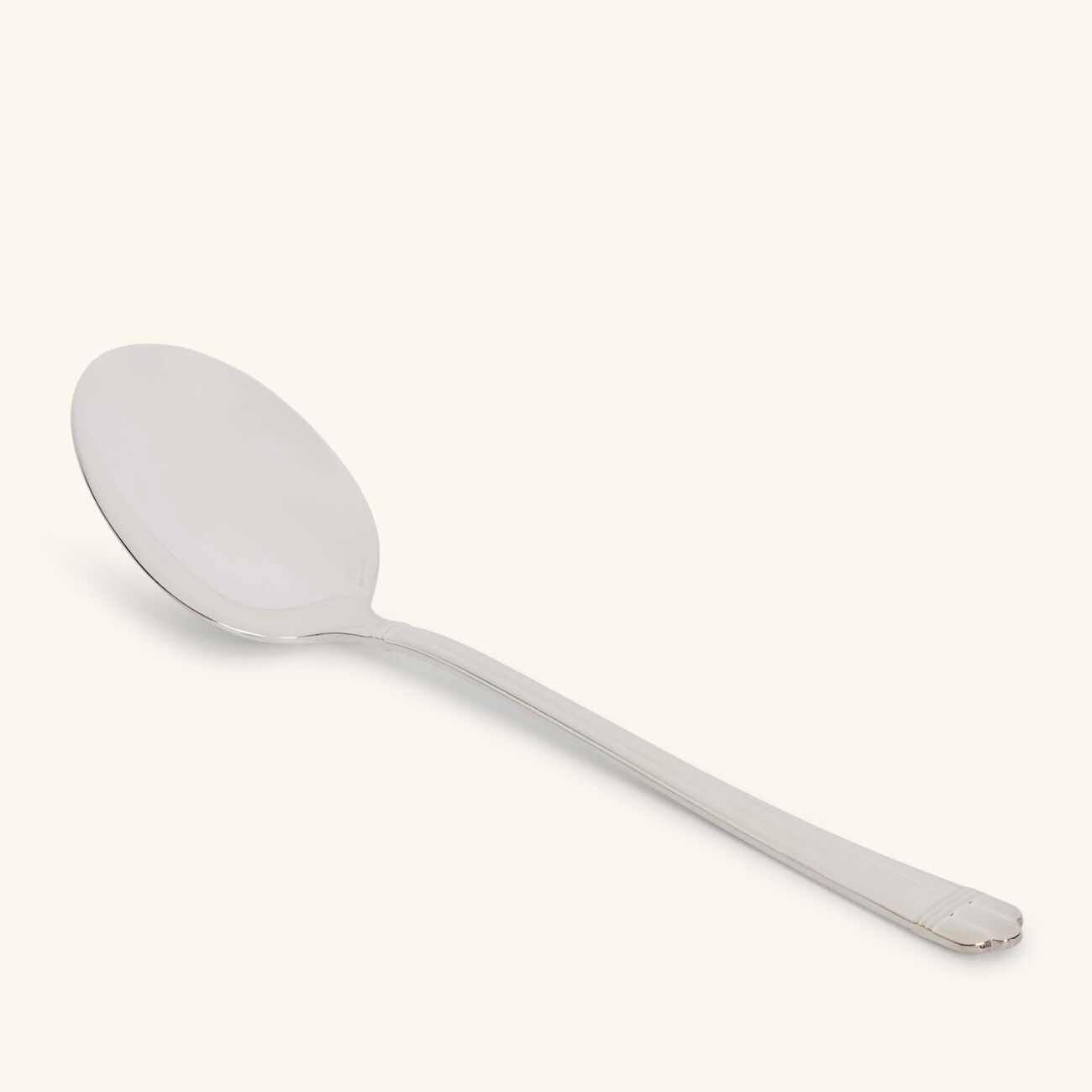 christofle aria salad serving spoon silver plated