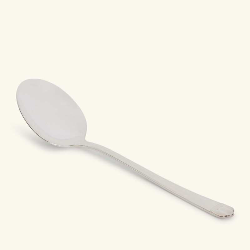 christofle aria salad serving spoon silver plated