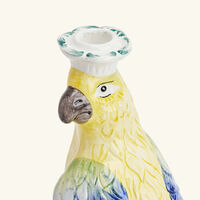 les ottomans parrot candle holder