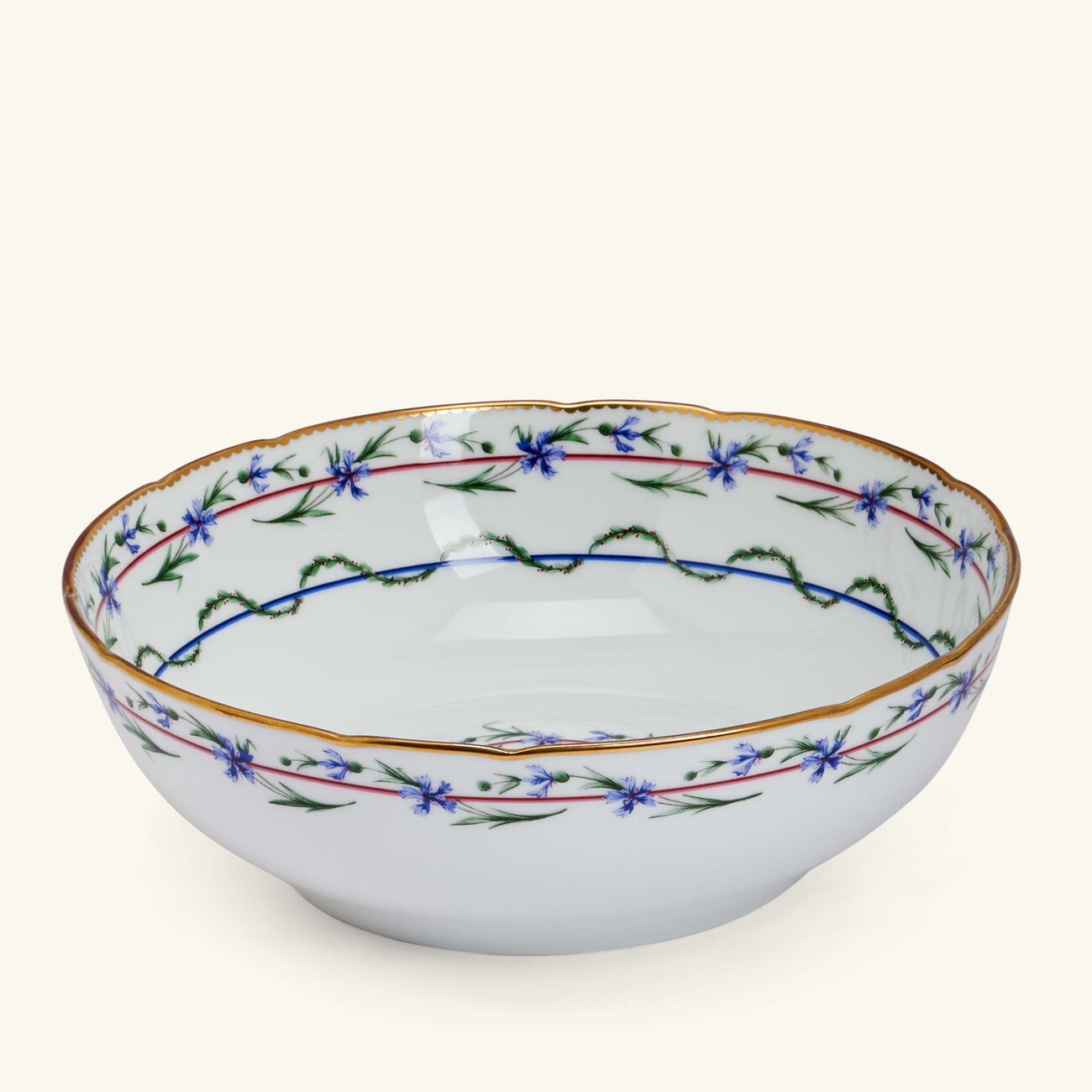 bernardaud le gobelet du roy serving bowl white 23cm