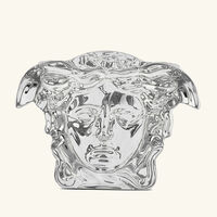 versace medusa grande vase medium white