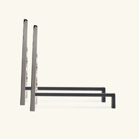 Berlin Andirons Silver jonathan adler berlin andirons silver