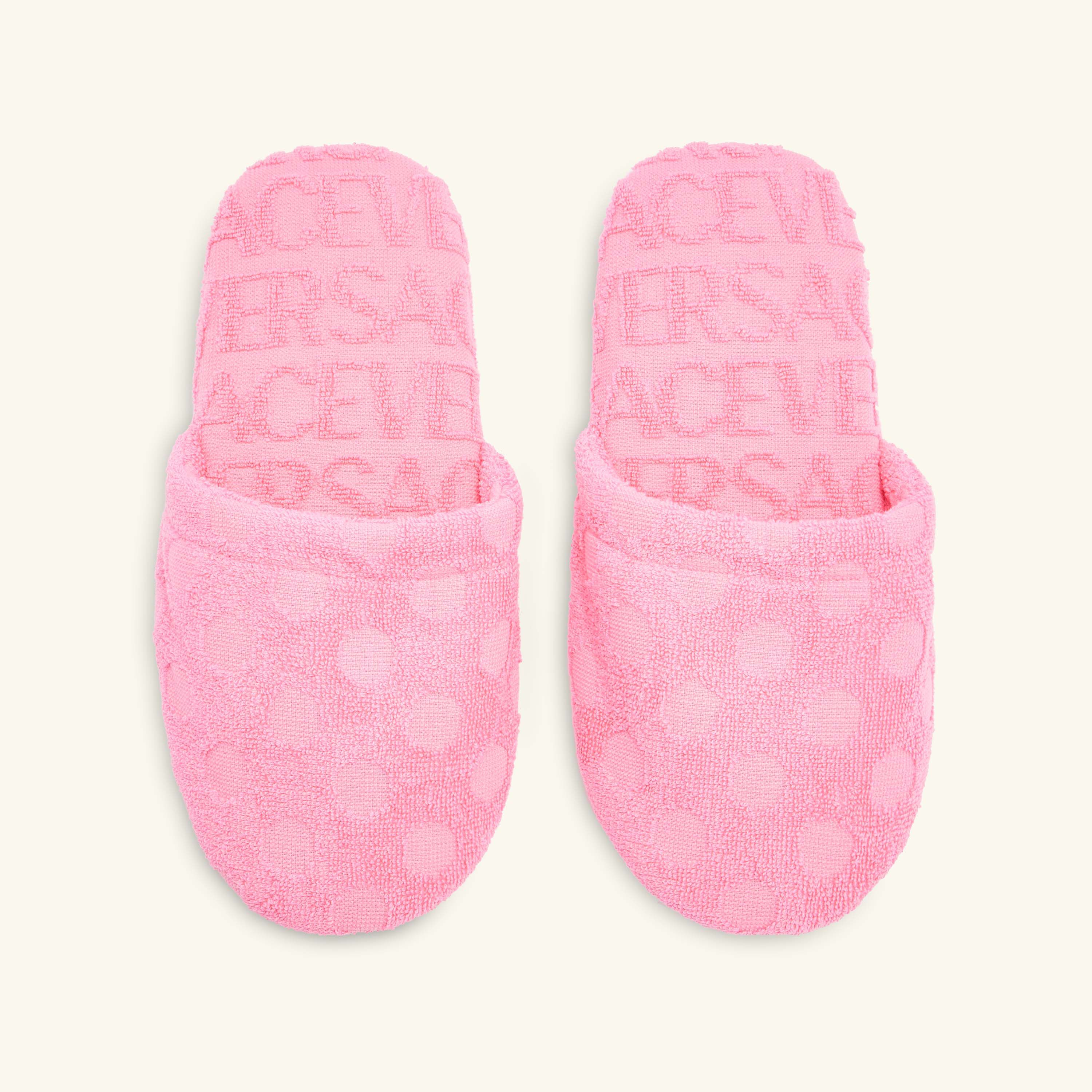Versace slippers pink sales
