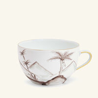 marie daage bamboo colonies coffee cup saucer pink