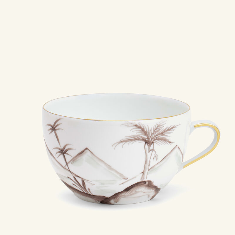 marie daage bamboo colonies coffee cup saucer pink