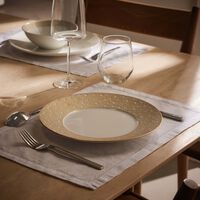 bernardaud mordore dinner plate round gold 26cm