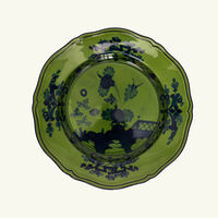 ginori 1735 oriente italiano malachite dinner plate round green 26cm