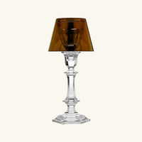 baccarat our fire candle holder gold