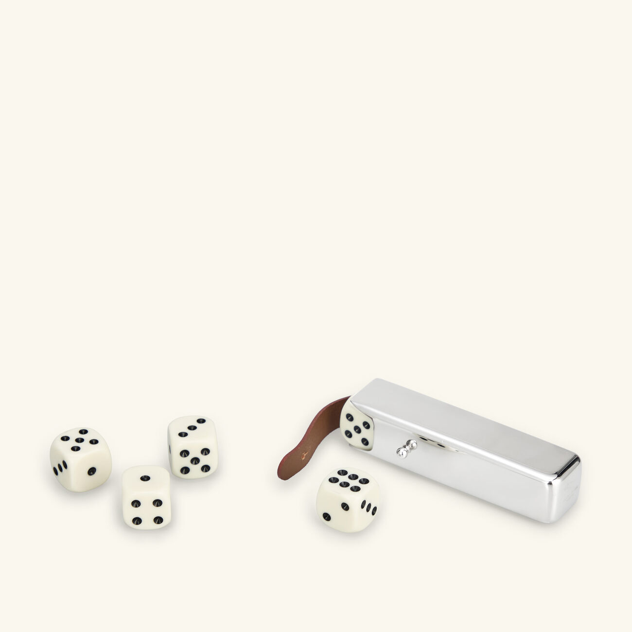georg jensen sky dice case silver