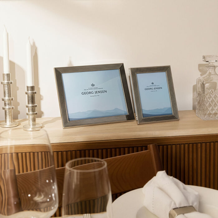 georg jensen bernadotte picture frame silver large