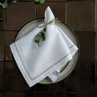 Silver Rosely Linen Set catherine denoual silver rosely linen set