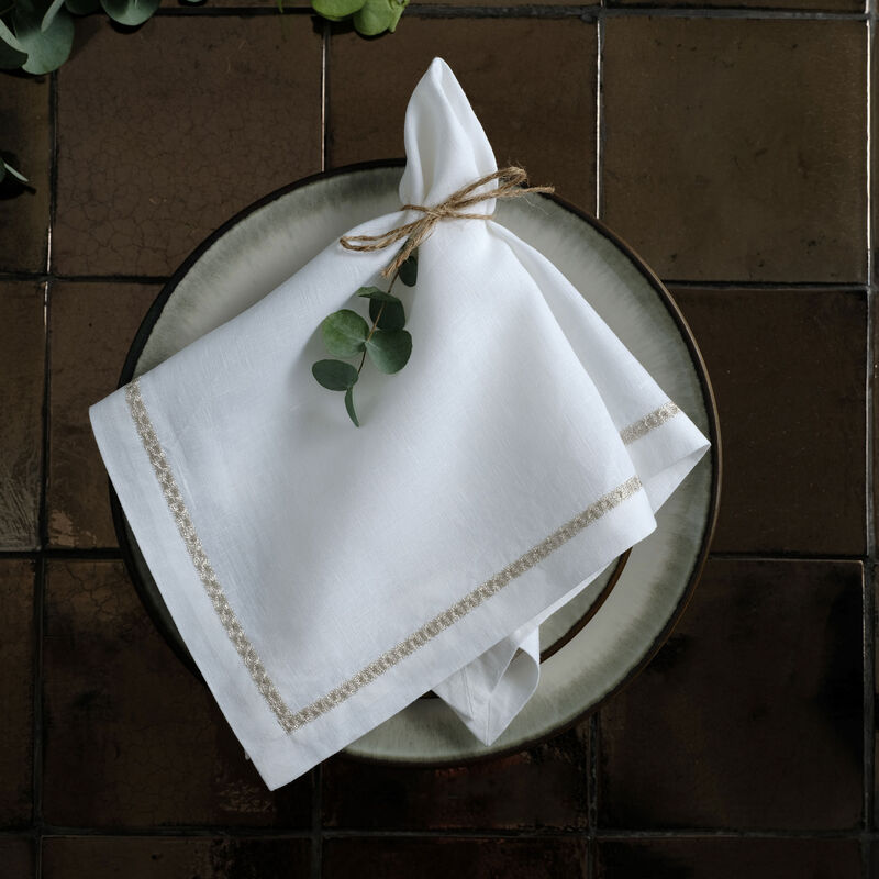 Silver Rosely Linen Set catherine denoual silver rosely linen set