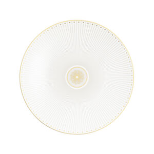 Porcelain Dessert/salad Gold Platinum Finish, medium