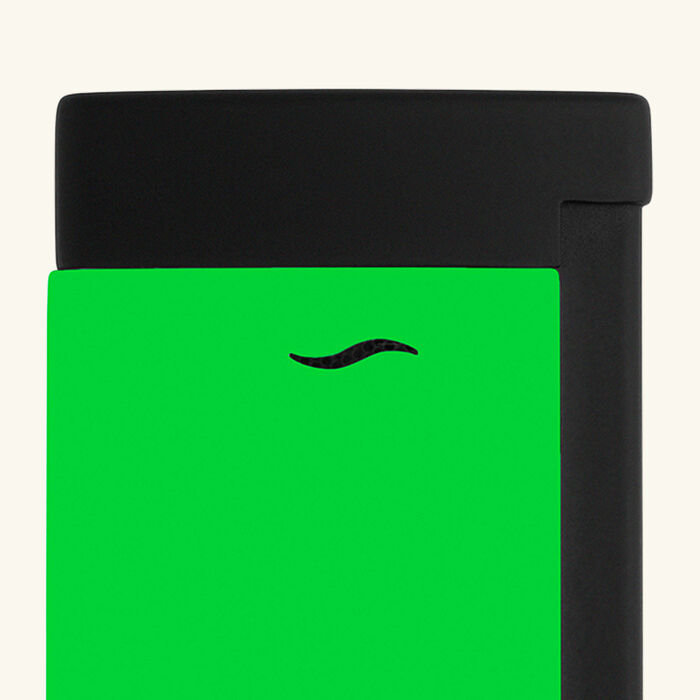 Slim 7 Lighter Neon Green st dupont slim 7 lighter neon green