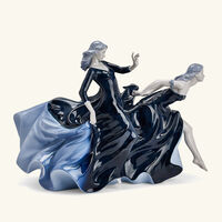 lladro night approaches sculpture large black
