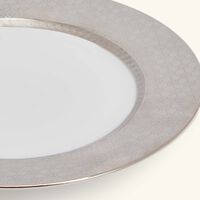bernardaud divine bread   butter plate round silver 16cm