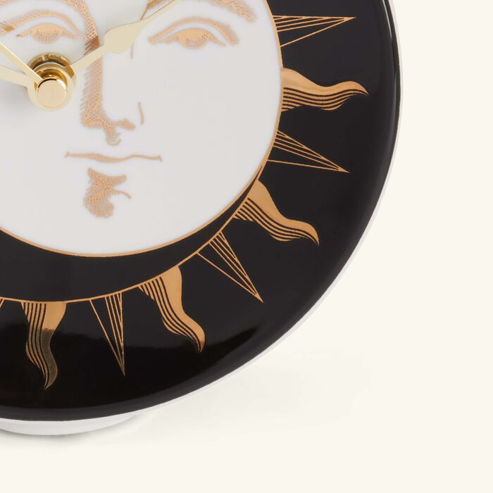 fornasetti giorno e notte desk clock black
