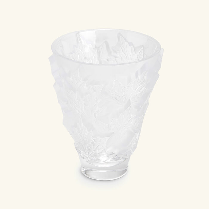 lalique champs lys es vase small clear