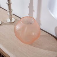 lalique alize vase small pink