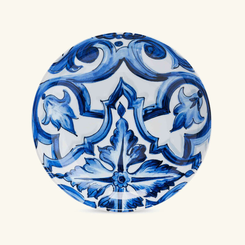 dolce gabbana casa blu mediterraneo soup plate round 20cm set of 2