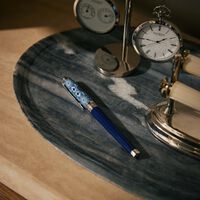 Alhambra Medium Eternity Ballpoint Pen Blue st dupont alhambra medium eternity ballpoint pen blue