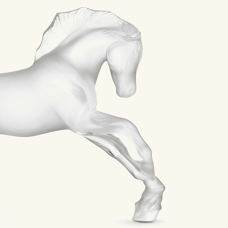 lalique horse sculpture medium clear