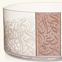 دملاج وعاء الضيافة نغم بتصميم شفاف   28 سم